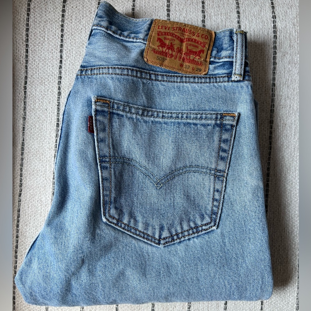 Levi's Light Blue Straight Jeans - Picture 4 of 7